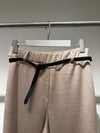Italian wool camel pants FW26