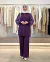 Purple pant set