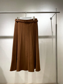  Suede camel skirt