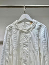 White dentelle shirt