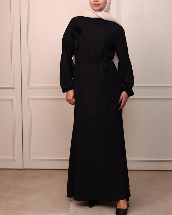 Black maxi dress