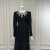 black evening dress