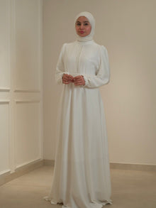  White evening dress