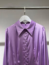 Silk purple shirt
