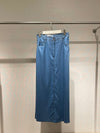 Straight denim skirt