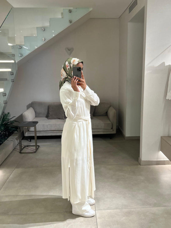 Offwhite silk italian shirt