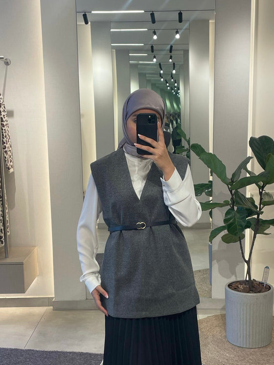 Joukh grey vest