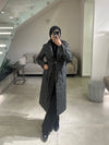 italian joukh grey coat FW26