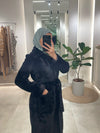 Black mohair coat