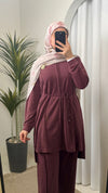 Burgundy summer oysho set