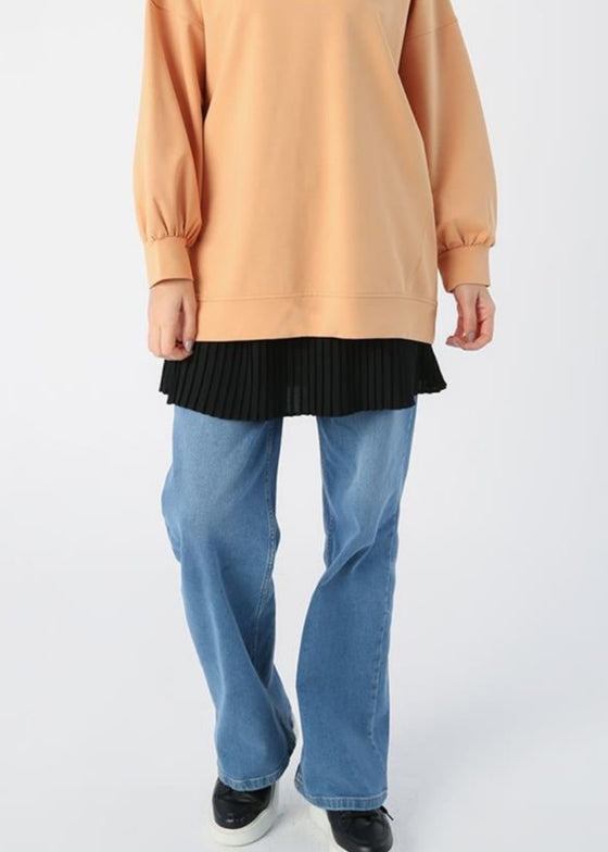 Basic pleated extension