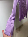 Silk purple shirt