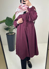 Burgundy long shirt