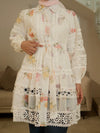 Organza floral shirt