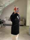 Black italian light jacket FW26