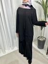 Armine lace black pants set SS26