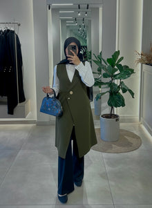  Serpil olive vest FW26