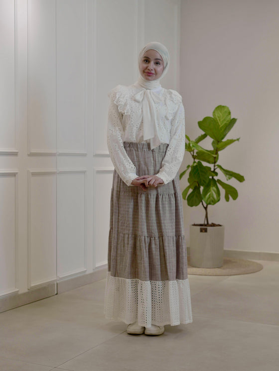 italian crochet skirt set