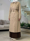 Tugba beige trenchcoat FW26