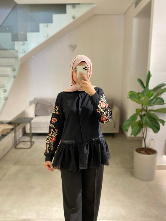 Tulle black jacket