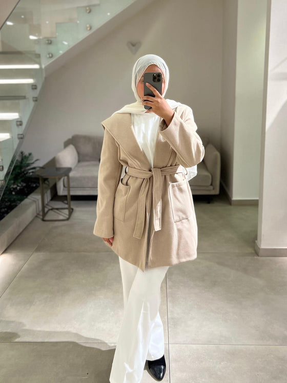 Joukh beige jacket FW26