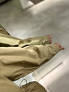 Waisted olive shirt