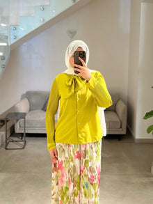  Silk green shirt