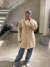 Beige italian light jacket FW26