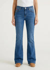 Flare denim pants