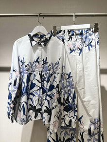  blue italian floral set