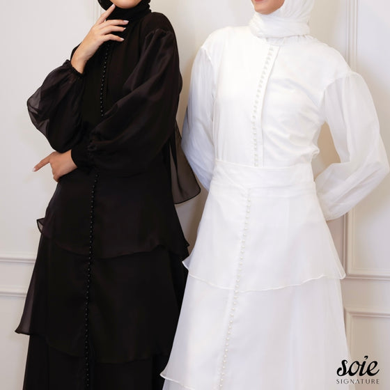 chiffon Black Set