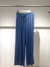 Italy linen blue  pants