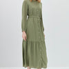 Nihan Green maxi dress