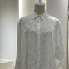White jacquard shirt
