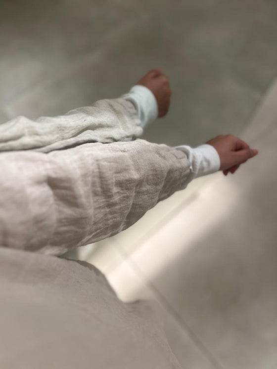 Italian linen beige set
