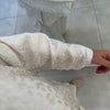 Italian jacquard white set