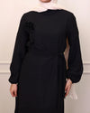 Black maxi dress