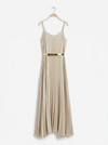 Italian pleated gold dress