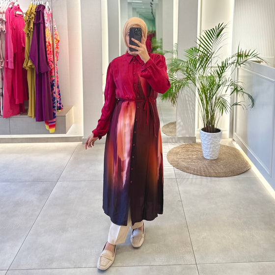 Silk degraded shirt