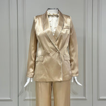  Italian silk beige blazer