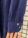 Armine navy blue pants set SS26