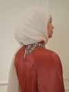 serpil brick red evening dress