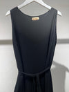 Italian pleated black dress