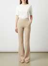 Famelin beige flare pants
