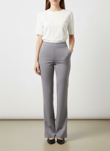  Famelin grey flare pants