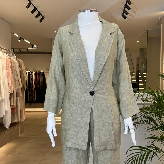 Linen green set