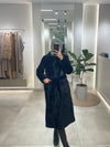 Black mohair coat