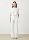 Famelin white wide pants