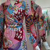 Serpil printed kimono dress