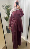 Burgundy summer oysho set